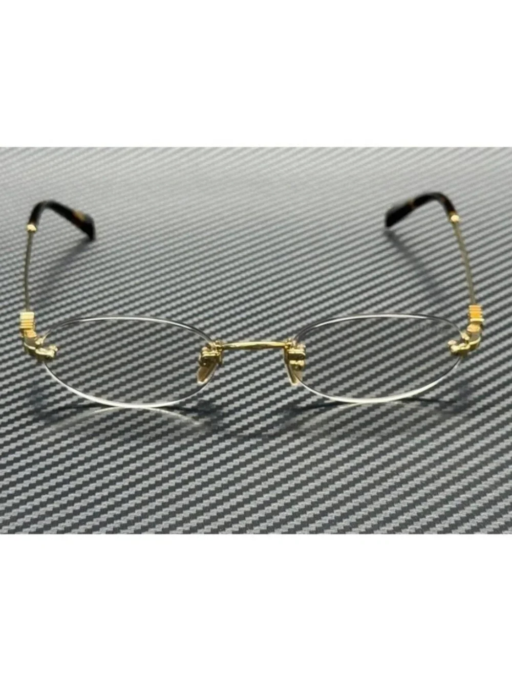New Miu Miu Women Gold Eyeglasses 51-20-140